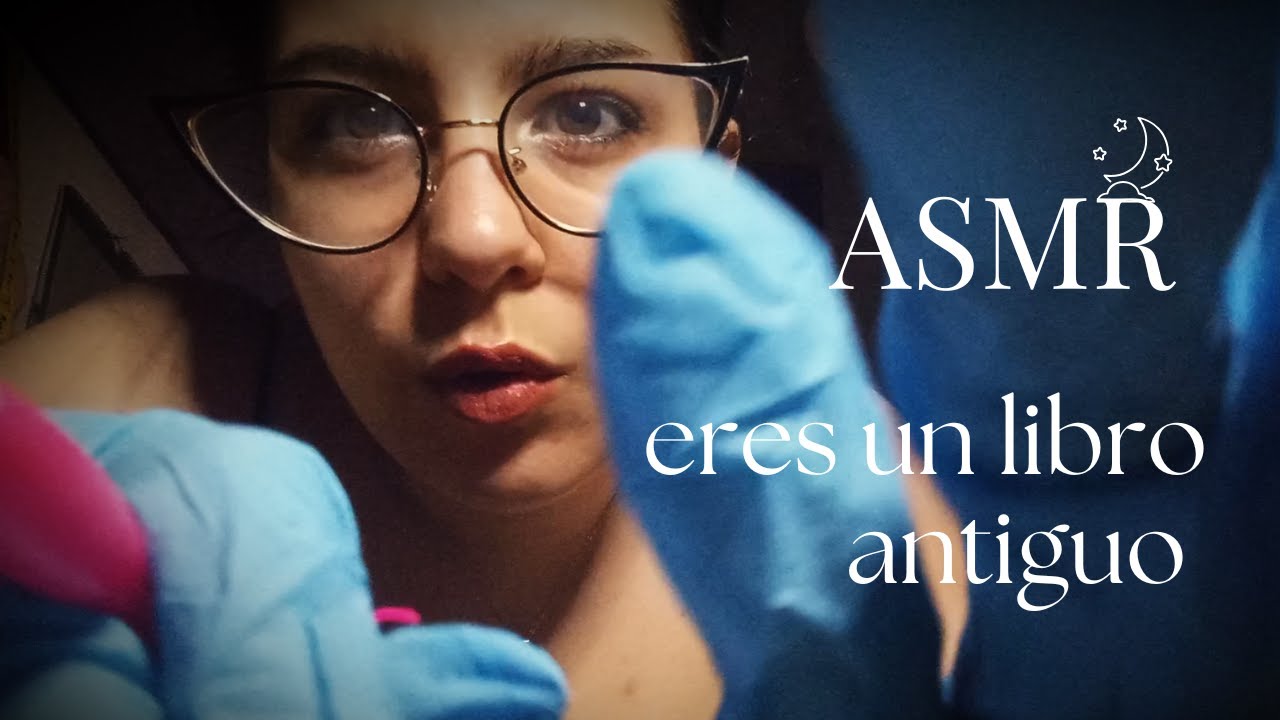 ASMR eres un libro de depósito antiguo | midiendo, brochas, susurros, tomando notas