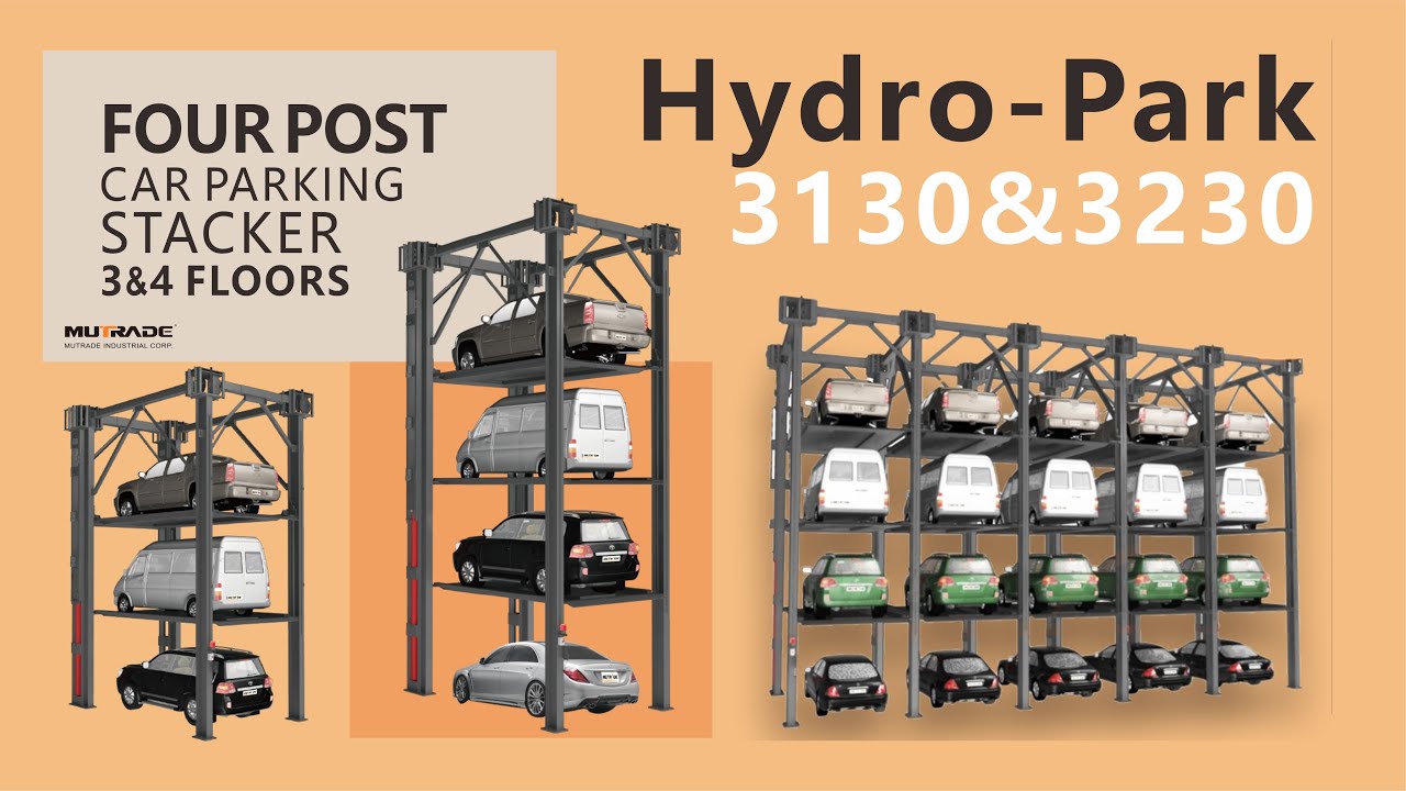 Mutrade Hydro-Park 3130&3230: High End  Hydraulic Car Parking Stacker for SUV