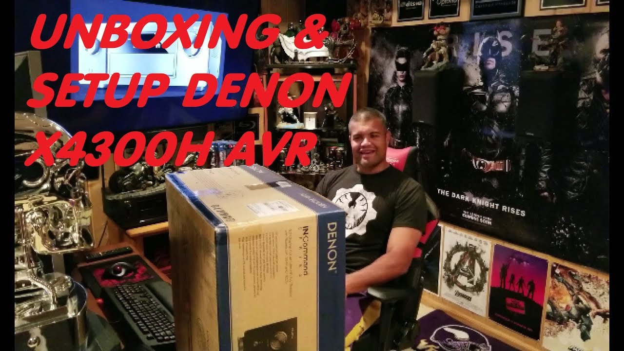 UNBOXING & Setup the Denon AVR-X4300H Receiver