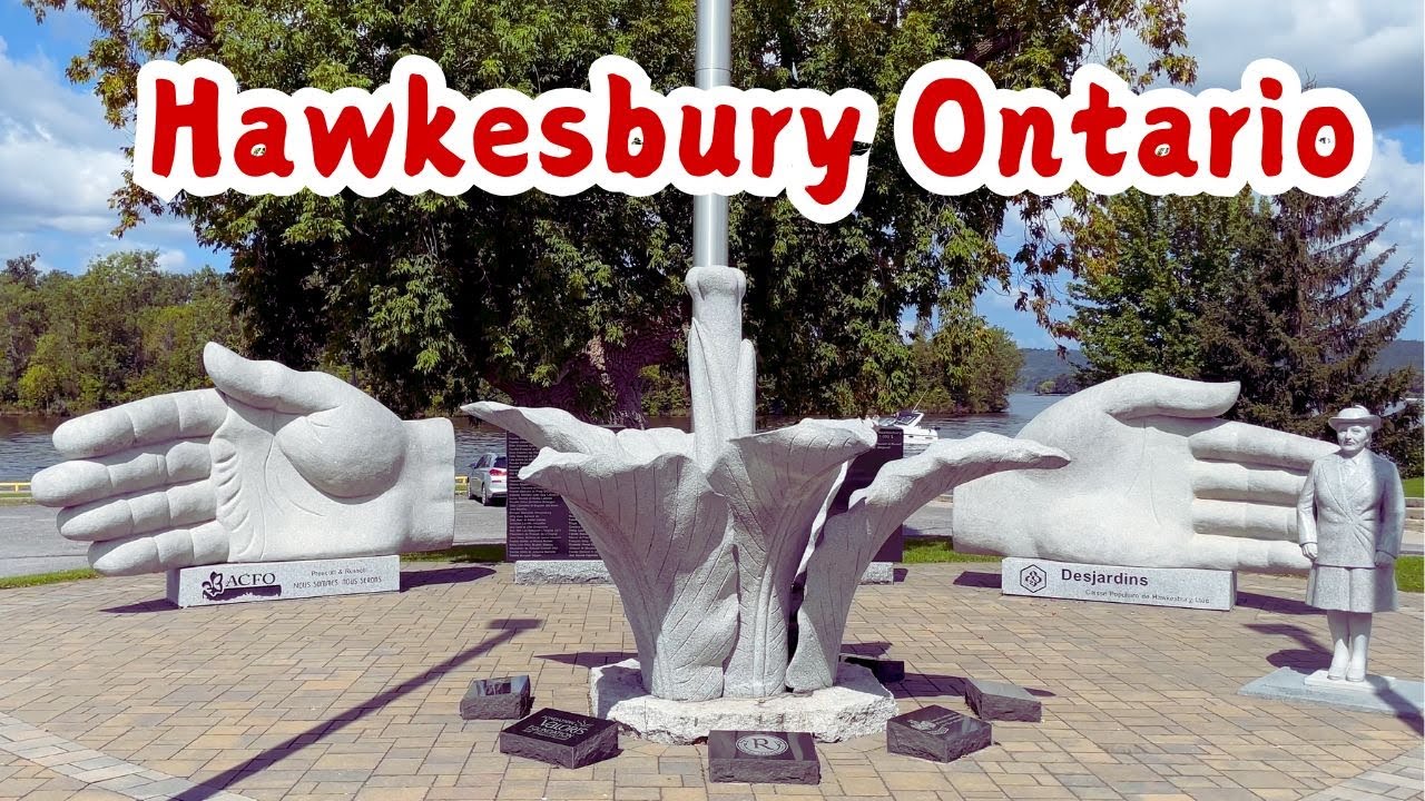 🌆🌳🏞️Road Trip to Hawkesbury | Bilingual Beauty, Downtown Tour & Scenic Dining