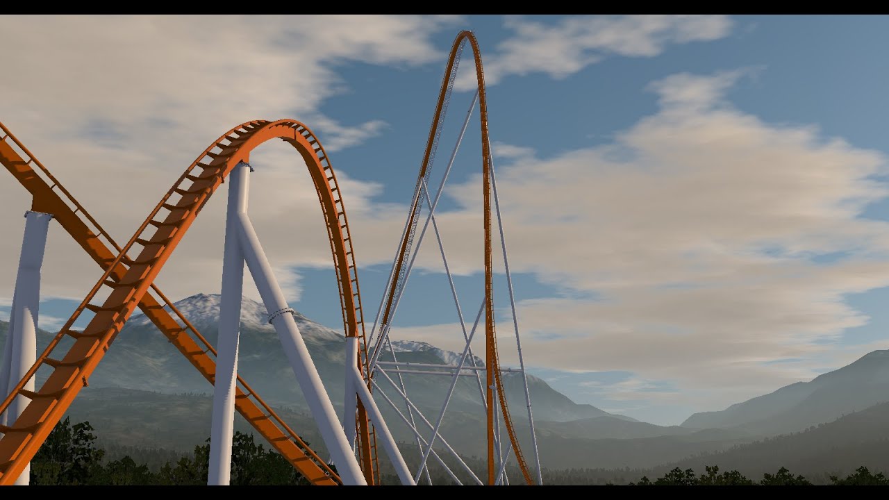 Inferno - B&M Strata Coaster - No Limits 2 - Worlds Longest Roller Coaster