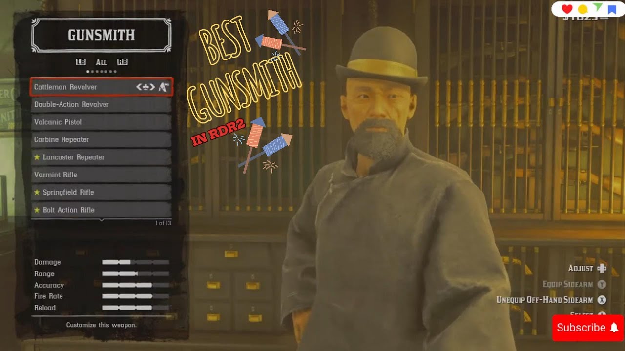 RDR2 Best Gunsmith in St. Denis