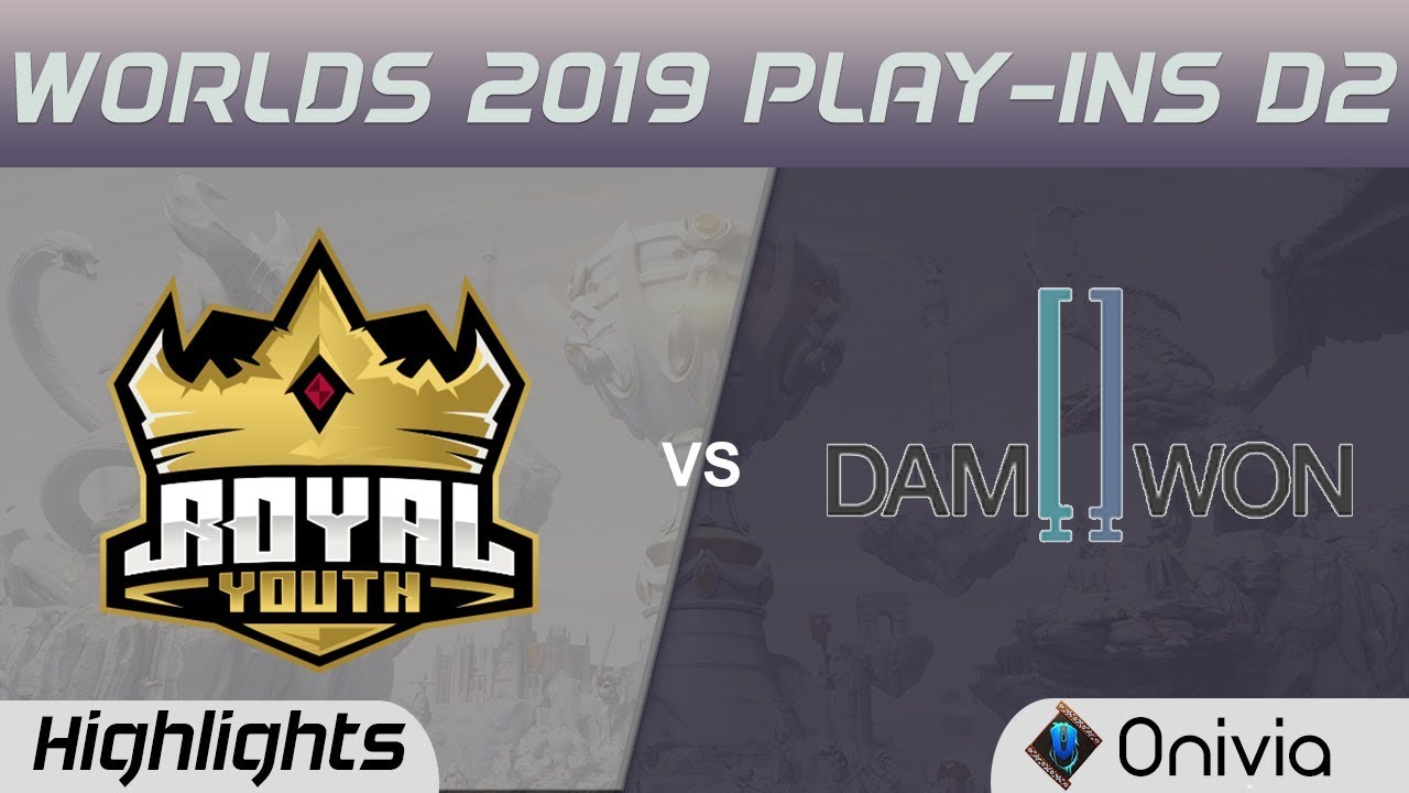 RY vs DWG Highlights Worlds 2019 Play in Royal Youth vs Damwon Gaming by Onivia