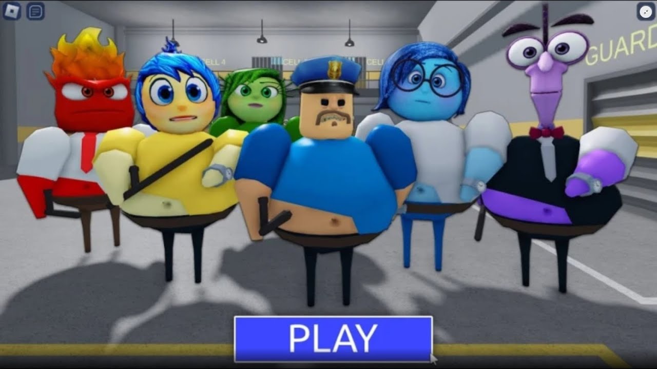 INSIDE OUT 2 FAMILY BARRY'S PRISON RUN (OBBY) #roblox #obby