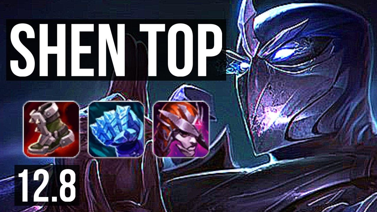 SHEN vs GNAR (TOP) | 8/1/10, 6 solo kills, 800+ games, Legendary | NA Master | 12.8