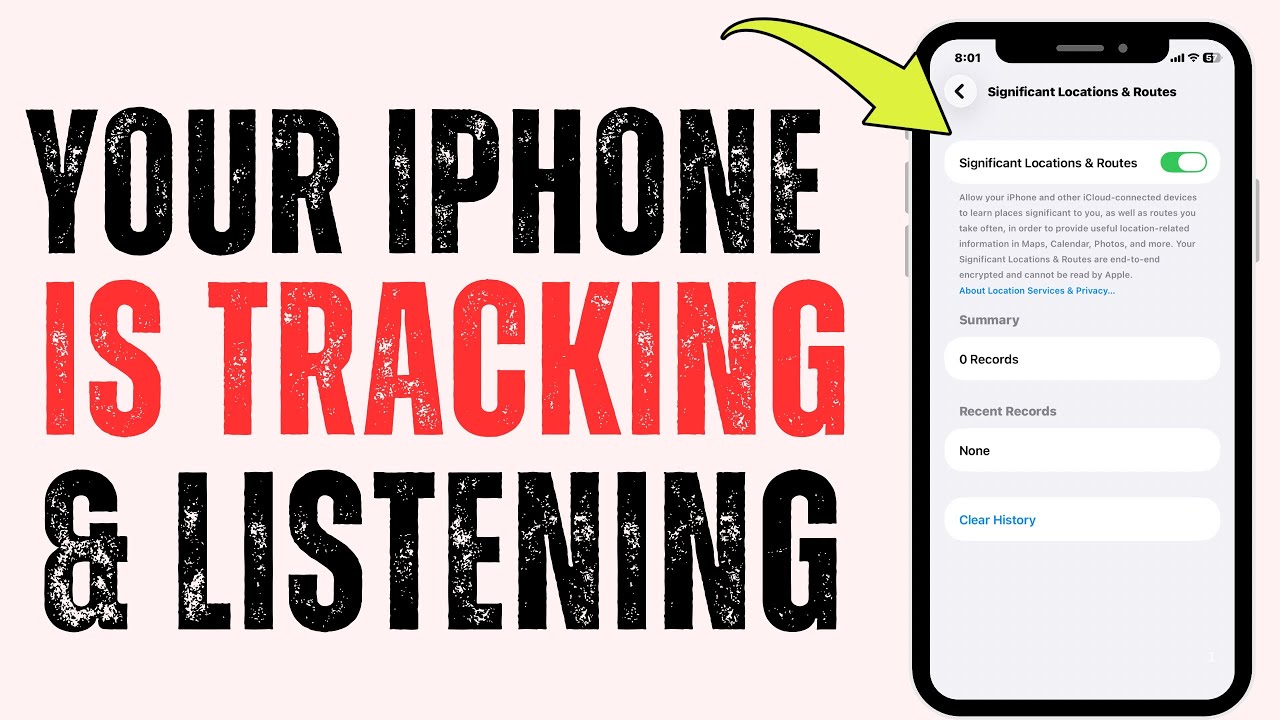 Your iPhone Tracking You And Listening - TURN THIS OFF Right Know!
