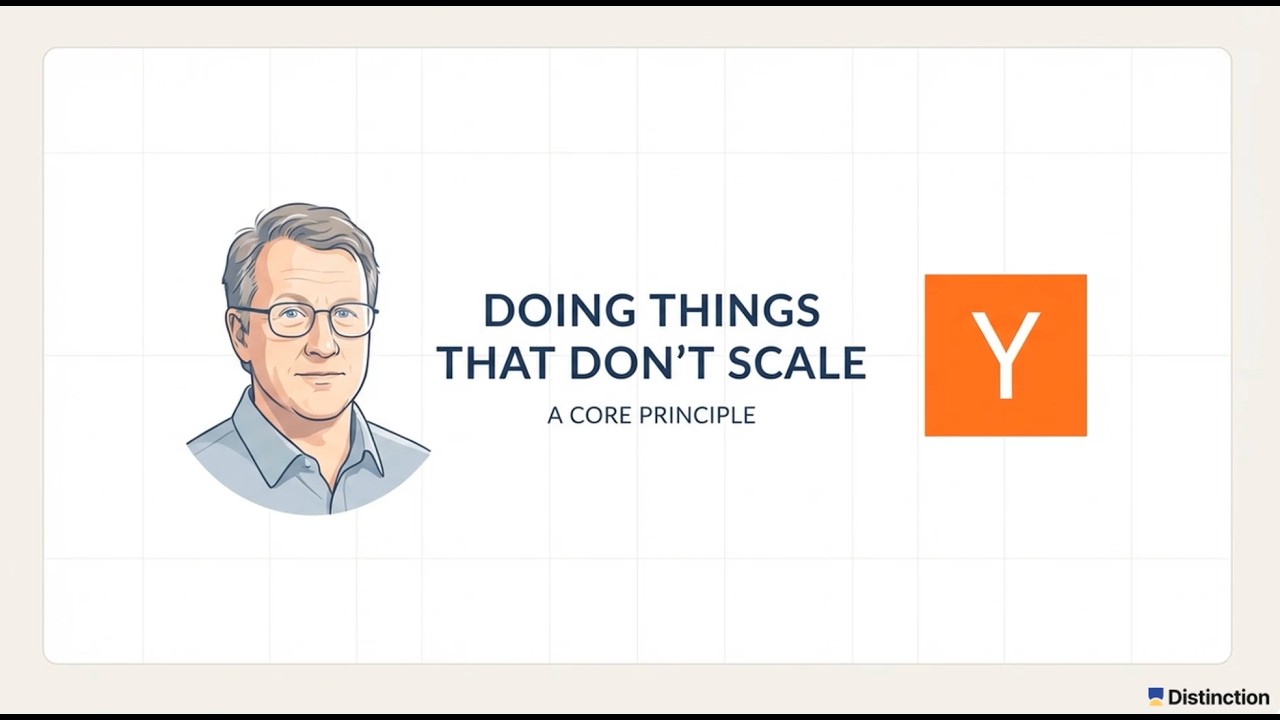 Doing Things that Don't Scale - Startup Principle