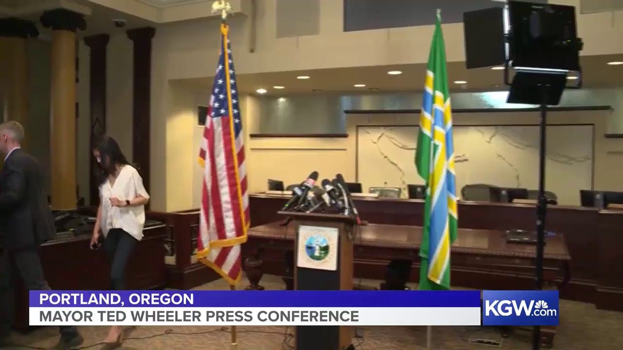 LIVE: Portland mayor Ted Wheeler press conference