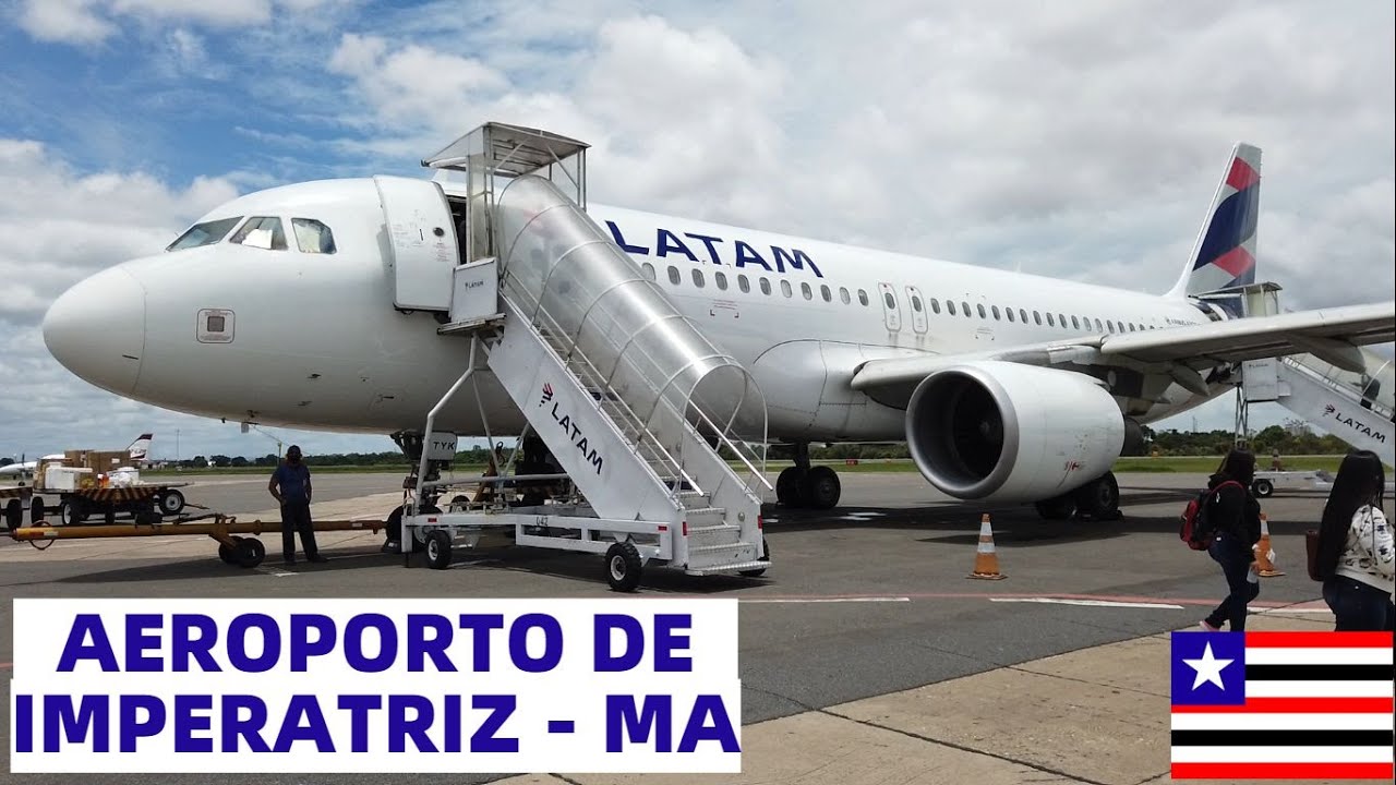 AEROPORTO DE IMPERATRIZ- MA  = TRIP REPORT VOANDO PARA SÃO PAULO -GRU COM A LATAM - AIRBUS A320