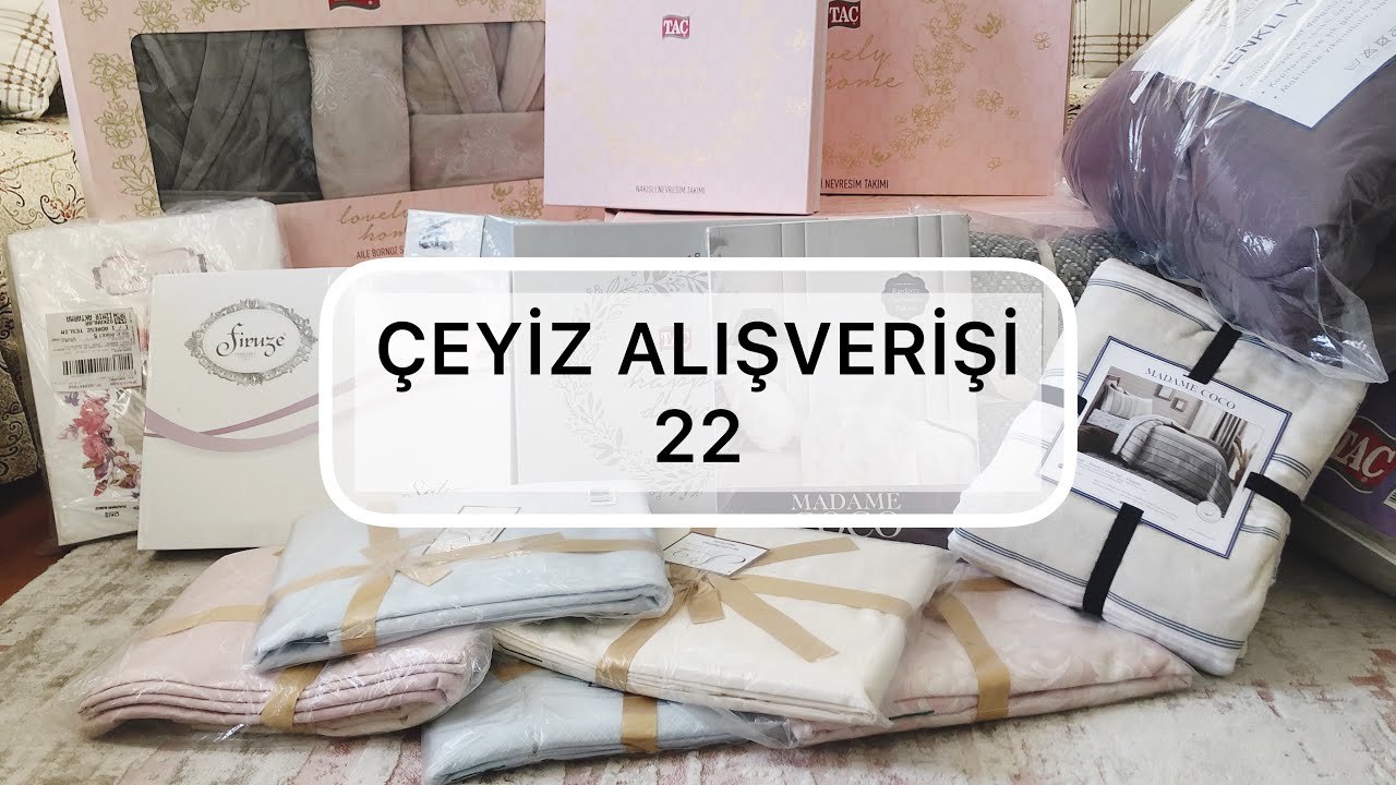 ÇEYİZ ALIŞVERİŞİ | TAÇ ÇEYİZ PAKETİ | (EV TEKSTİLİNDE NELER OLMALI)