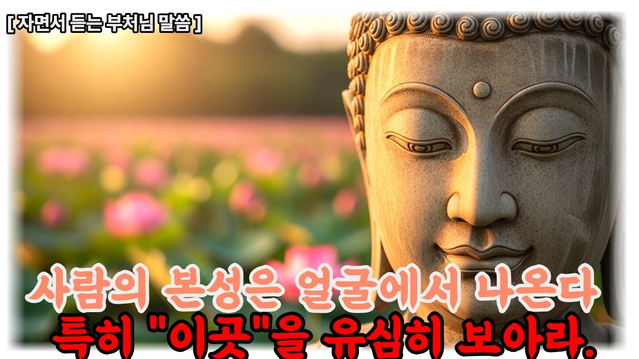 사람을 만나면 얼굴 먼저 봐라 | 얼굴의 '이 곳'이 진짜 본성을 말해준다 | 지혜로운 인간관계 조언