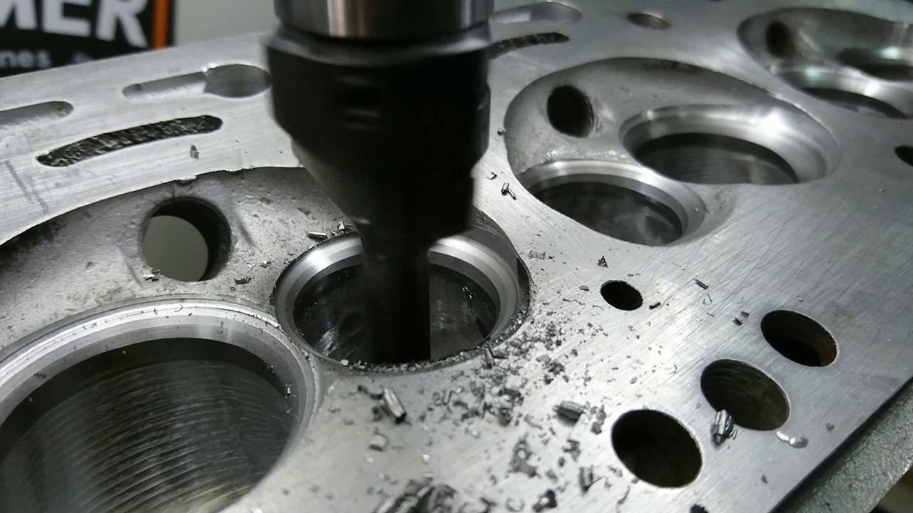 Datsun 1200, seat valve job with Rottler SG7, after porting service.