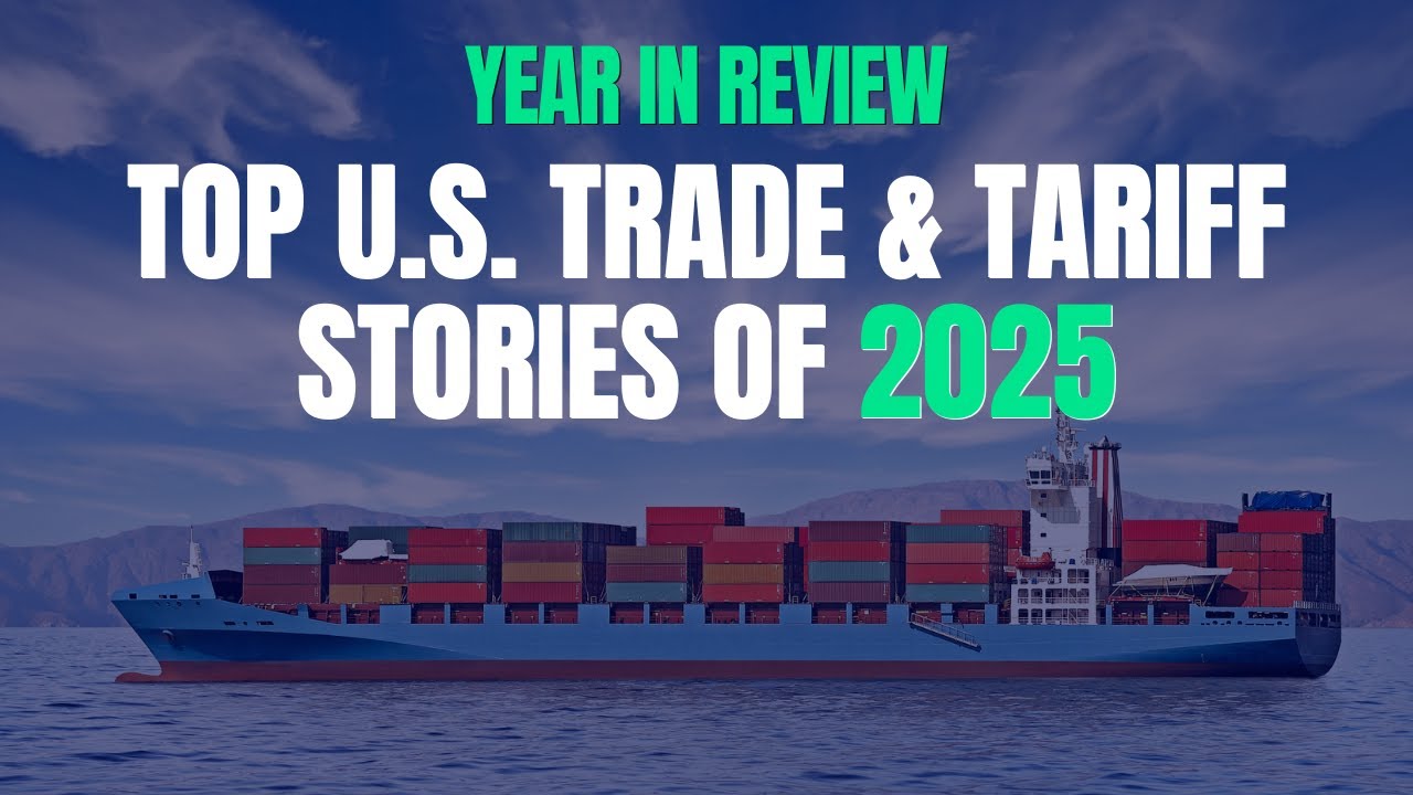 Главные новости США в сфере торговли и тарифов за 2025 год | Итоги года