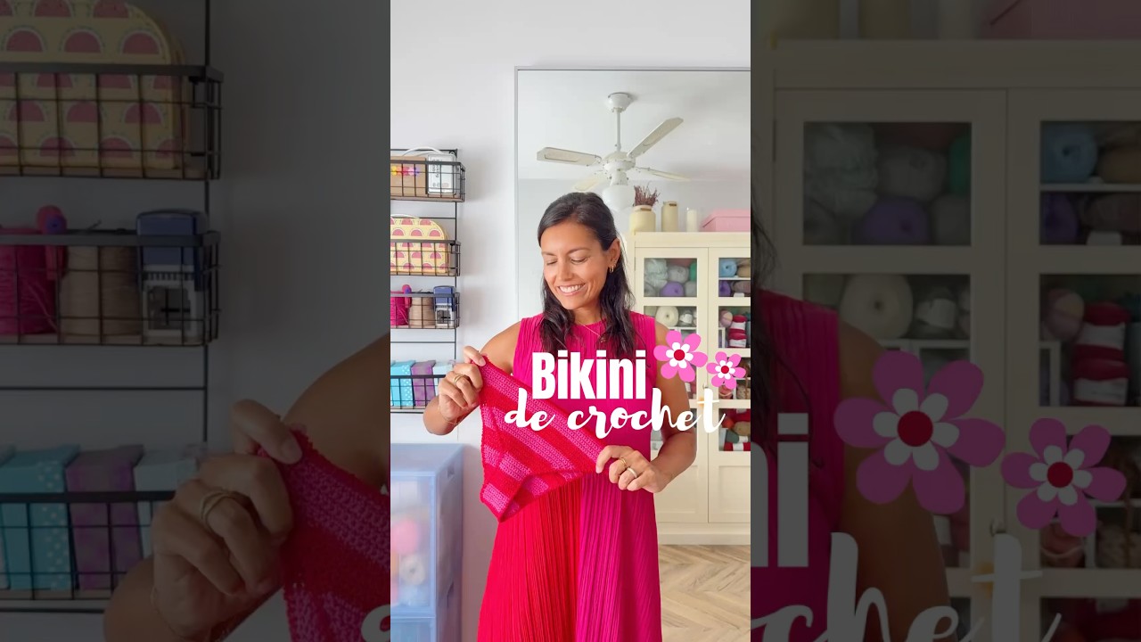 ❤️🩷 Braguita de bikini CROCHET | Tejer en Espa&ntilde;ol