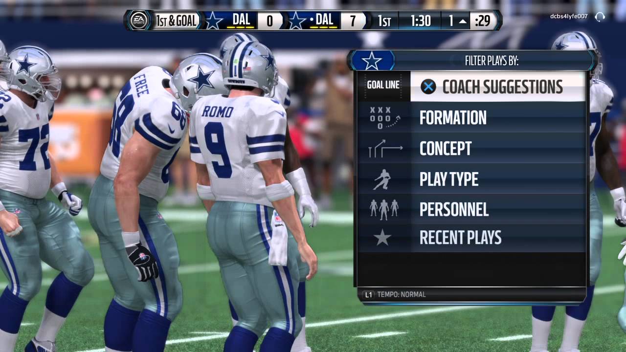 Another touchdown with OT Tyron Smith! How to do it.