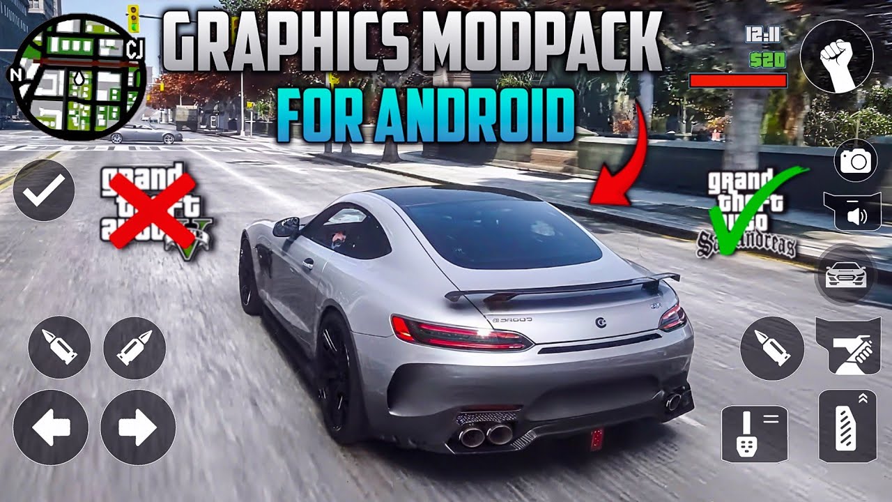 Realistic Graphics Modpack for Gta sa Android | Support All Devices