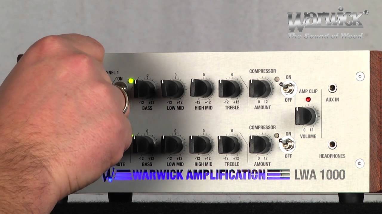 Warwick Amplification - LWA1000 - with Andy Irvine