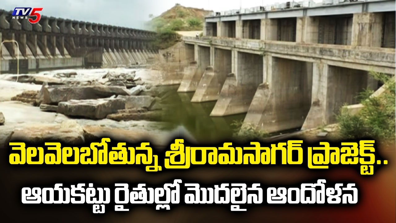 ఎడారిని తలపిస్తున్న..Sriram Sagar Project Water Levels | North Telangana Facing Drought Threat? |TV5