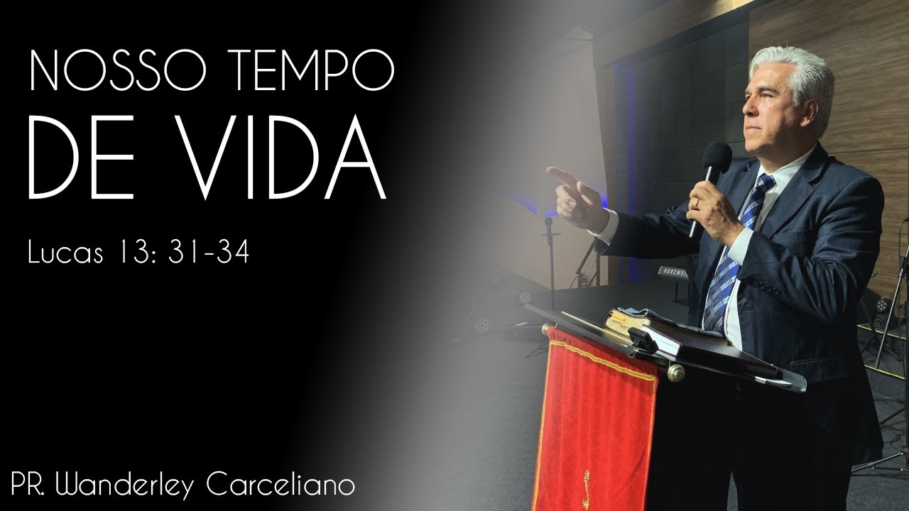 NOSSO TEMPO DE VIDA LUCAS 13: 31-34 • PR. WANDERLEY CARCELIANO