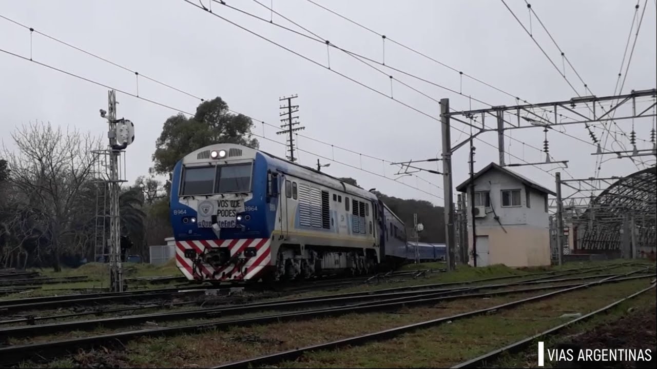 TRASLADO DE LA LINEA SAN MARTIN PARTIENDO DE LA PLATA, CSR SDD7 B964 y Formacion 21!! 09-08-2021