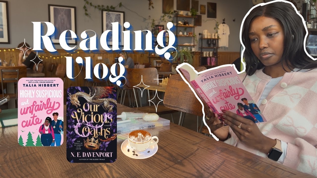 Cafe Crawl | Reading vlog | Romance books