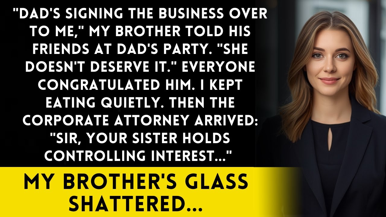 Brother Announced 'Dad's Business Goes To Me' At His Birthday - I Own 81% Of The Shares