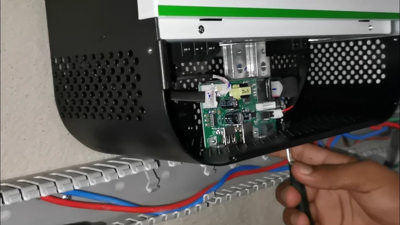 Instalação do inversor GROWATT 3000w 48v muito fácil a instalação