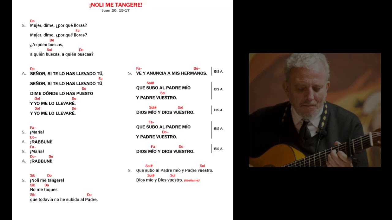 Noli me tangere - CAMINO NEOCATECUMENAL