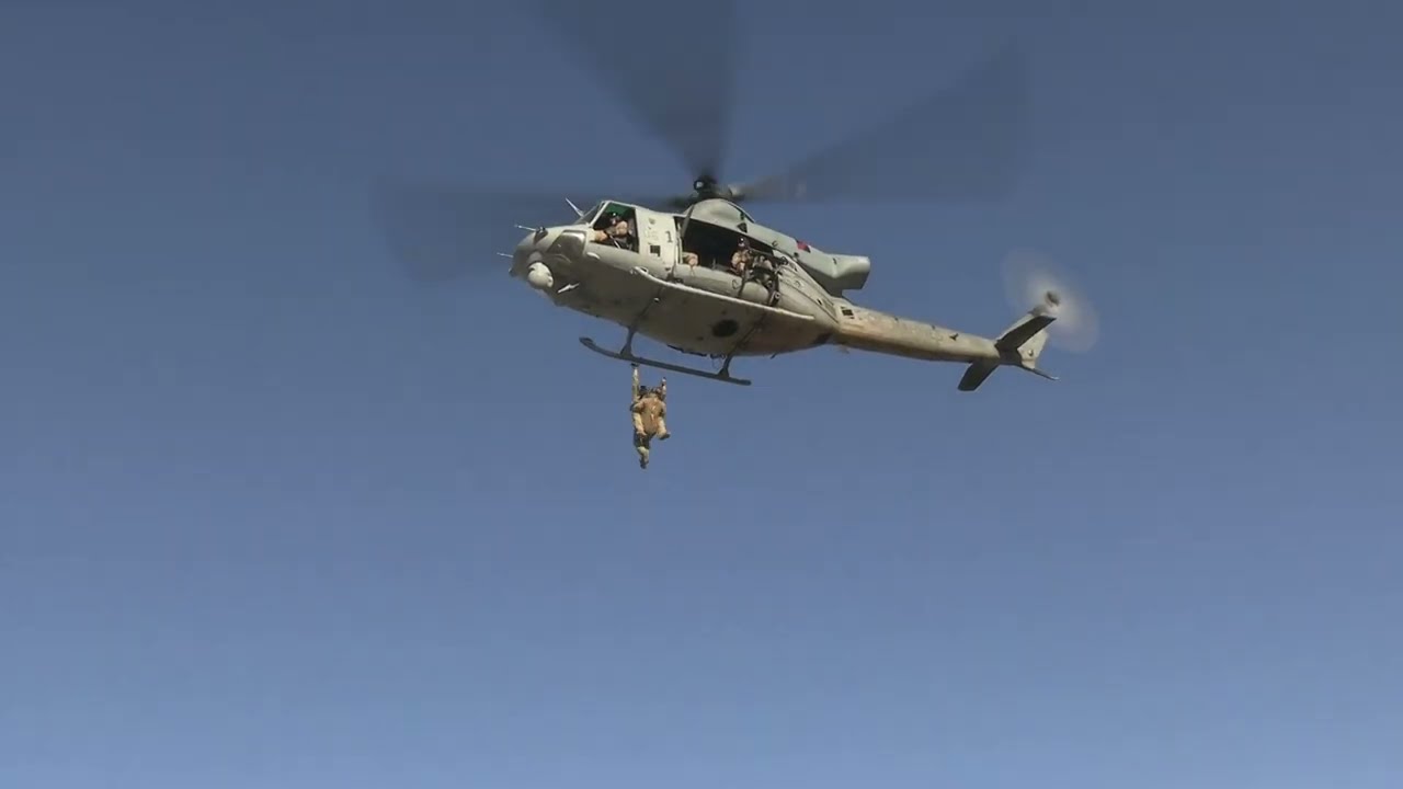 U.S. Marines conduct UH-1Y 'Venom' Flight Ops at Yuma Proving Ground