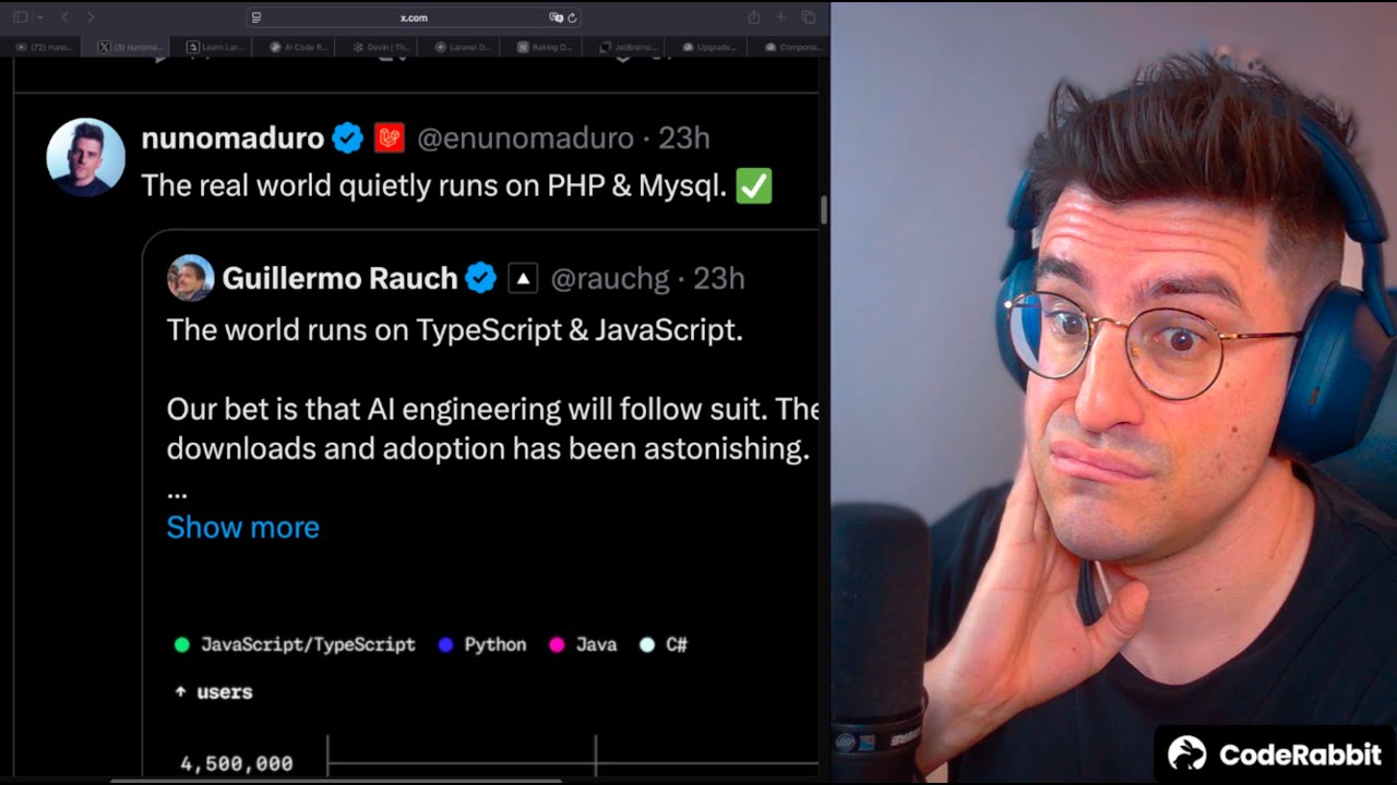[VOD] LIVEWIRE 4, Laravel AI SDK, Vercel CEO: JavaScript Runs the World??