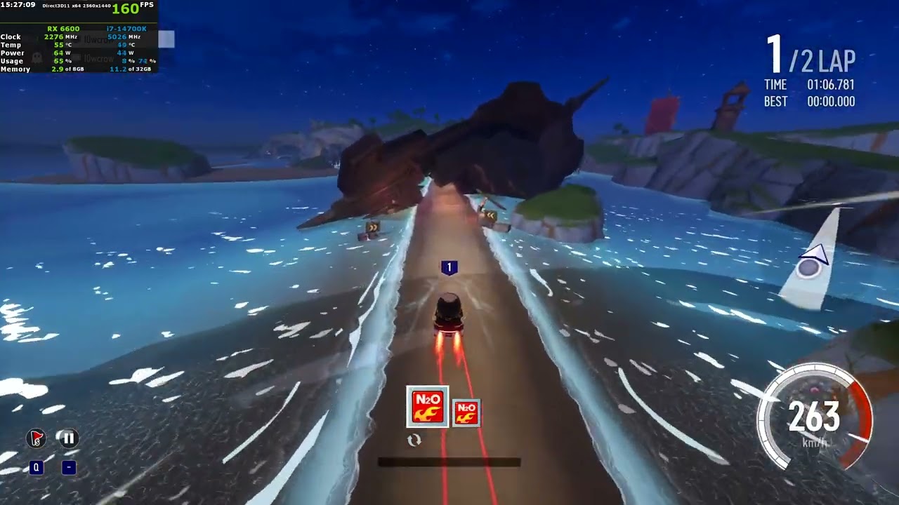 Kartrider Drift - S07 - 02:17:507 - Pirate Secret of Shark Island - Star Shoe (57857040)