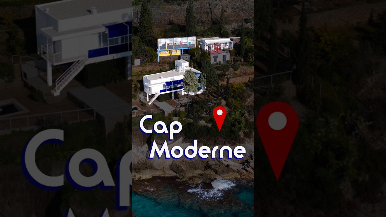 🔵 S'y trouvent la Villa E-1027 d'Eileen Gray, le Cabanon et les Unit&eacute;s de Camping de Le Corbusier !