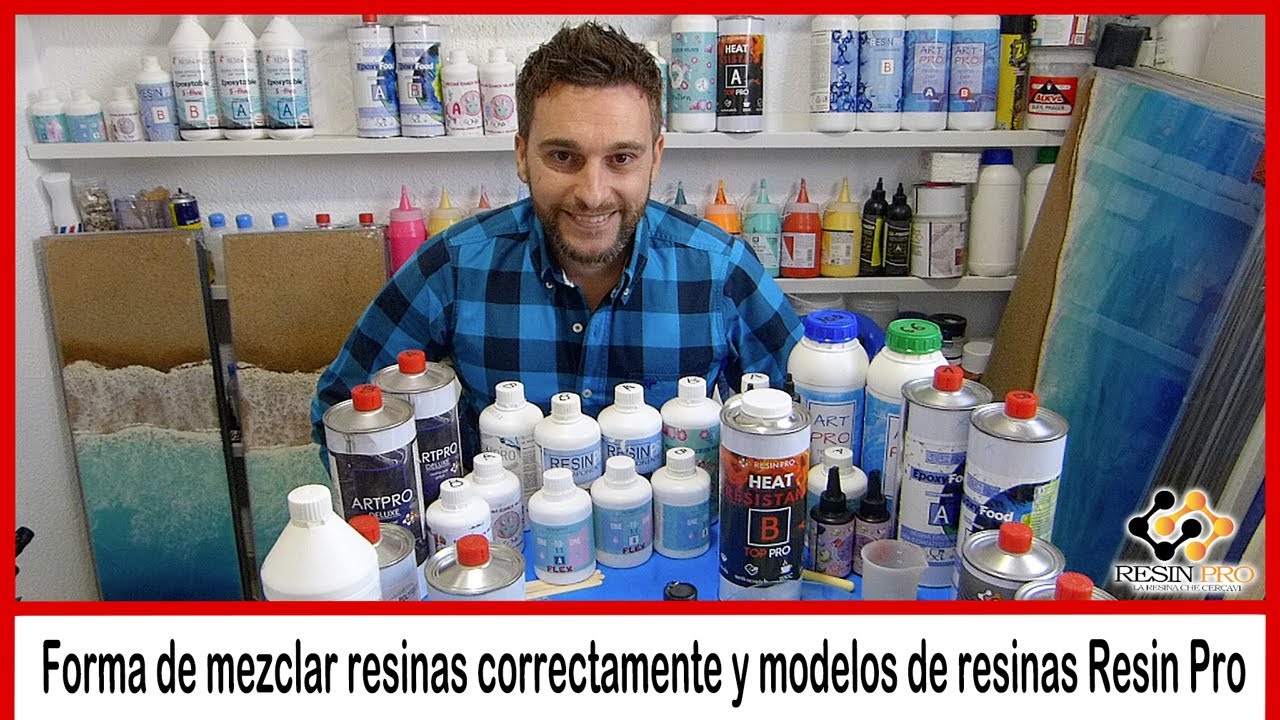 Forma correcta de mezclar las resinas resin pro y hablo sobre todos sus modelos