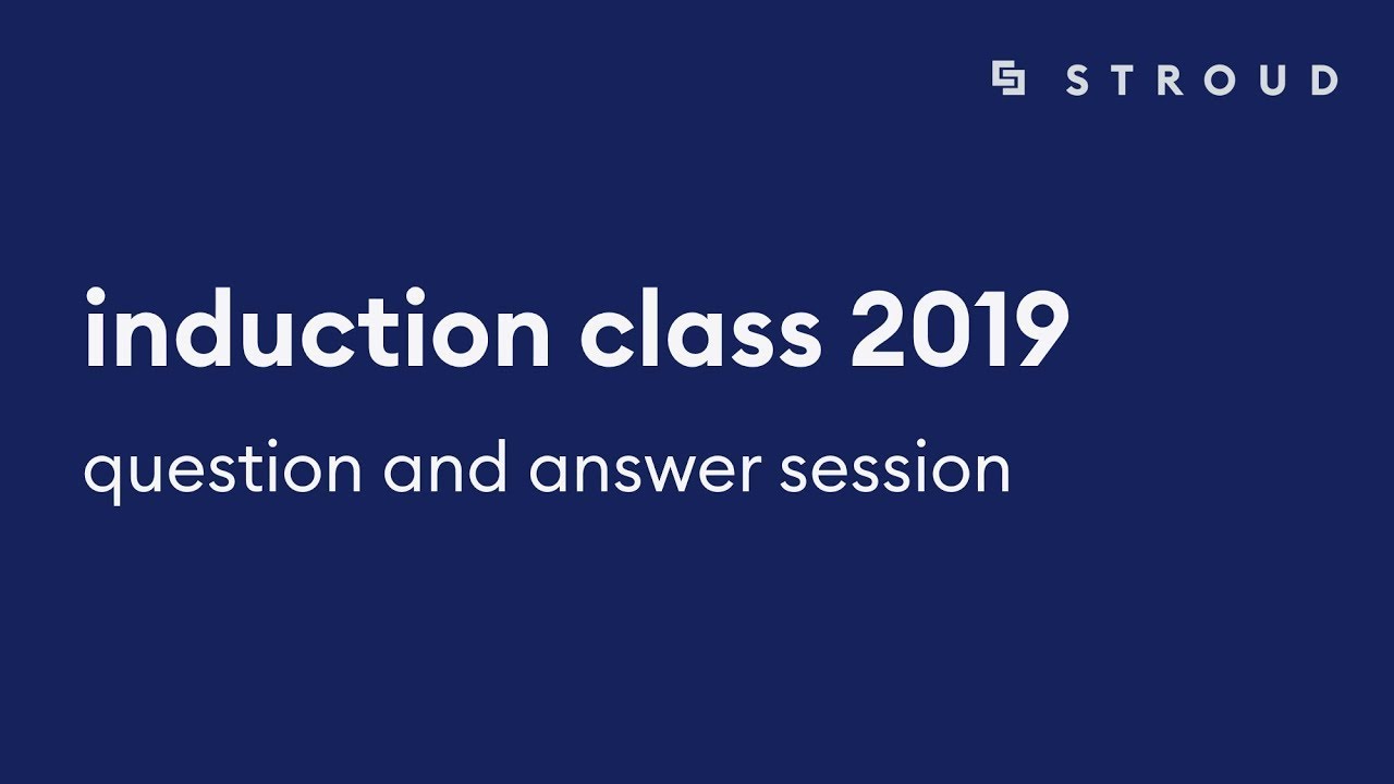 Induction Class '19 - One Year Q&A
