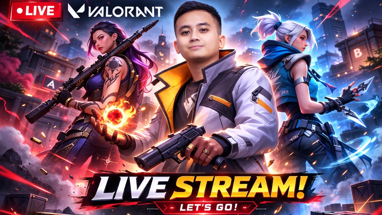 🔴LIVE Valorant! Hari ini aku masih puasa #mediashareon  #valorant #trending