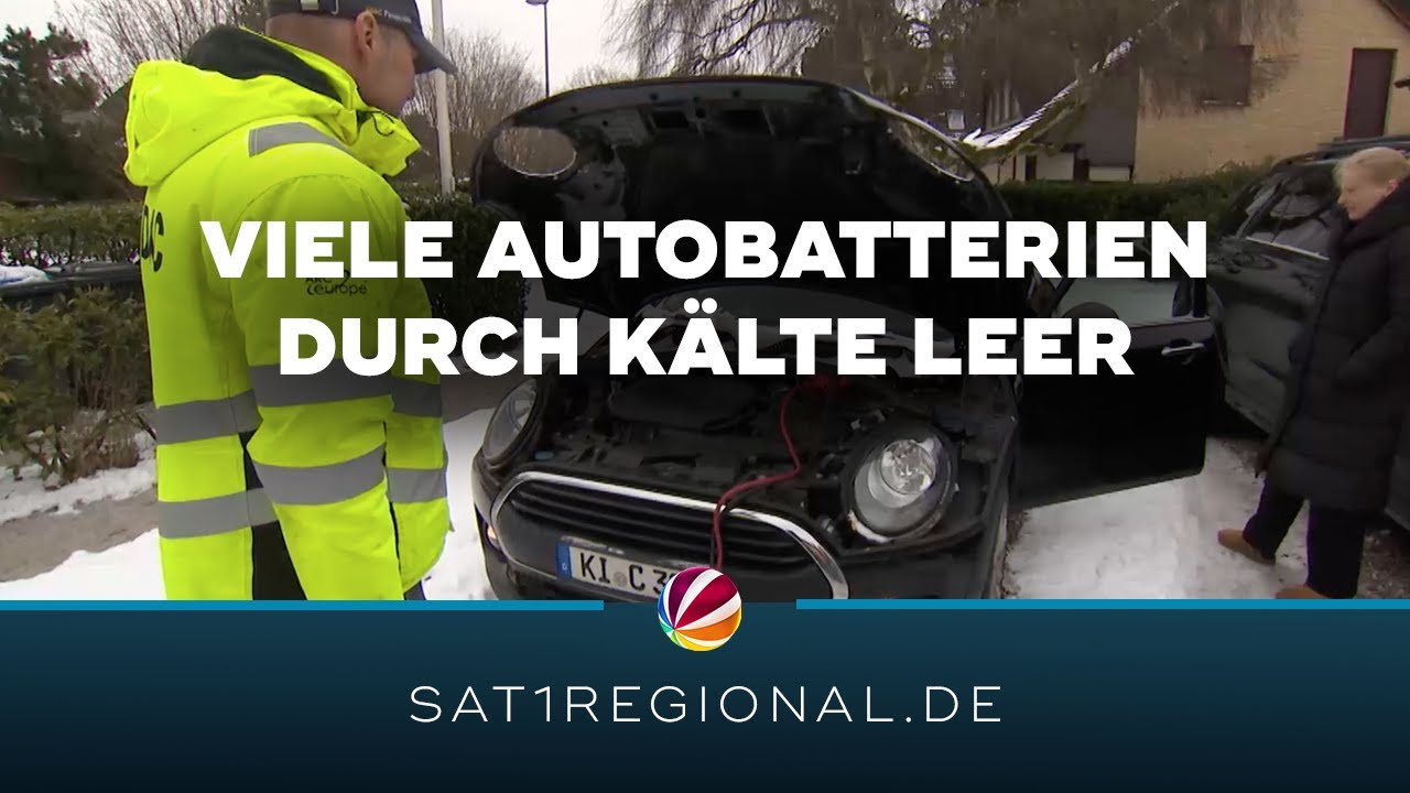 Autobatterien durch Kälte leer: ADAC-Pannendienst im Dauereinsatz
