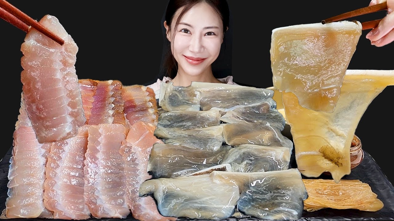 Fermented Stingray Nose👃 + Fermented Skate ( Hongeo)  Mukbang