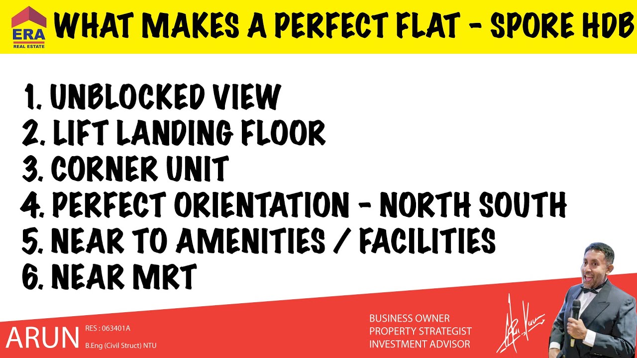 What makes a perfect HDB flat - How to Choose the perfect unit