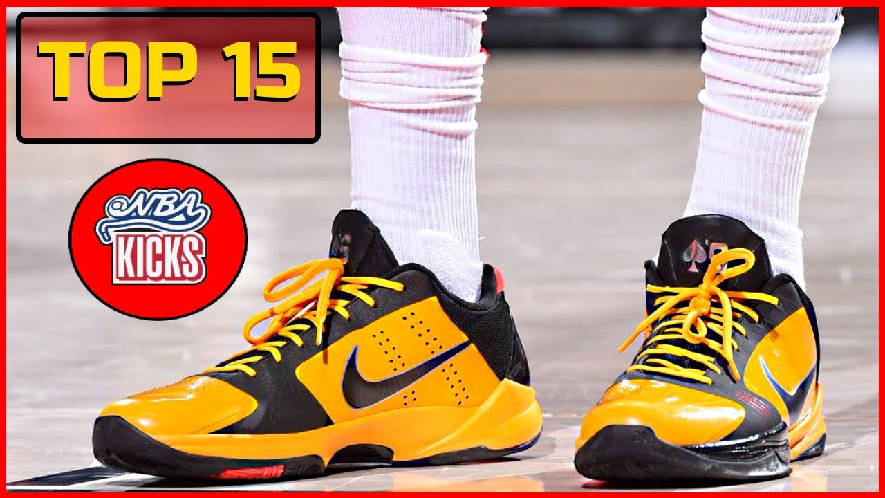 TOP 15 - LES PLUS BELLES CHAUSSURES PORTÉES DANS LA BULLE NBA !