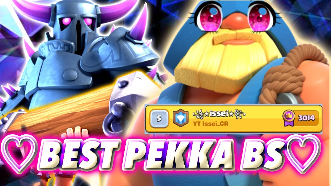 🏆+3000 with Best PEKKA BRIDGE SPAM😘-Clash Royale