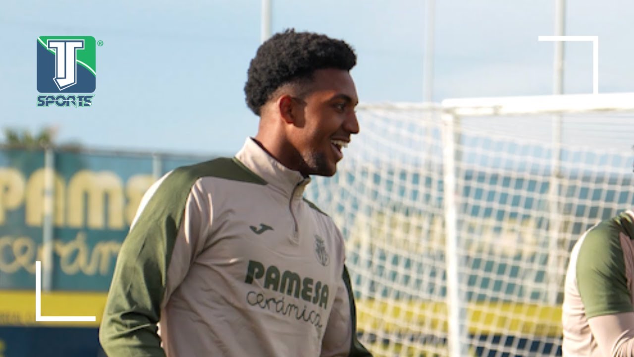 El primer entrenamiento de Alex Freeman con el Villarreal