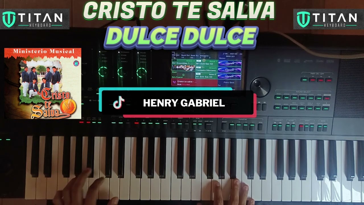 Cristo te salva - dulce dulce (ritmo disponible para kboard titan y Medeli akx10