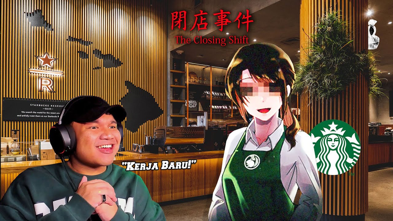 OOHAMI cuba Kerja di Kedai COFFEE STARBUCK!☕ - The Closing Shift | 閉店事件 (Malaysia) 