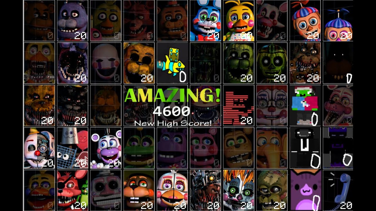 ultimate custom night 4600 PUNKTÓW YEAHHHHHHHHHH