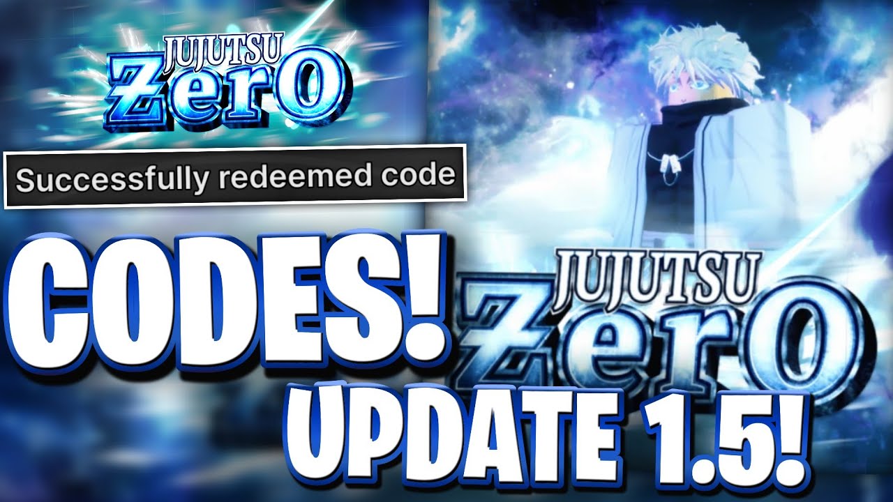 ⛩️*UPD 1.5* ALL NEW UPDATE 1.5 CODES FOR JUJUTSU ZERO | ROBLOX JUJUTSU ZERO CODES