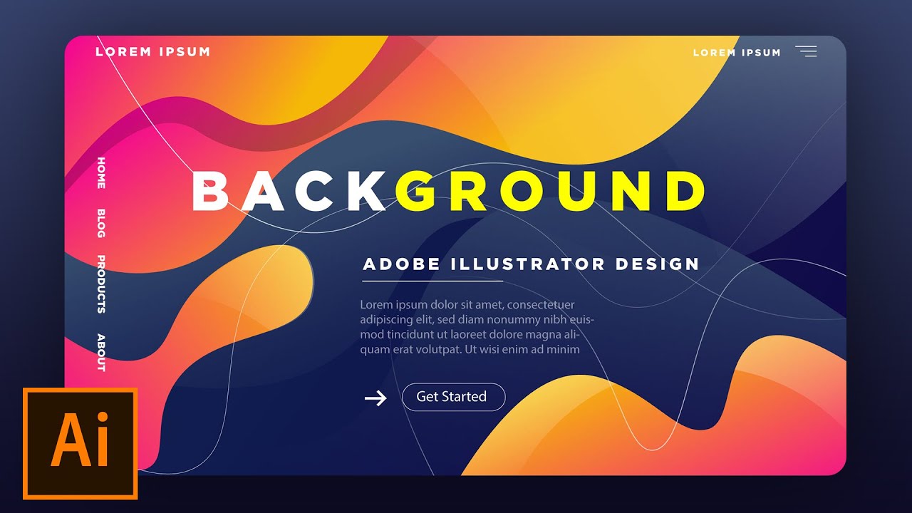 How to Create a Background for Landing Page In Adobe Illustrator