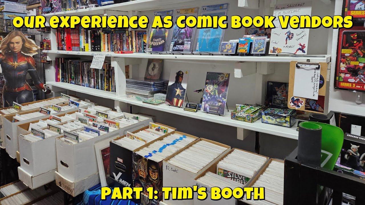 Our Experience as COMIC BOOK VENDORS!