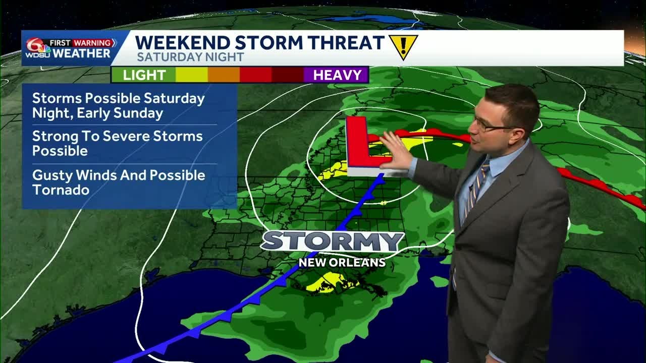 Mild Temperatures And Tracking Weekend Storms
