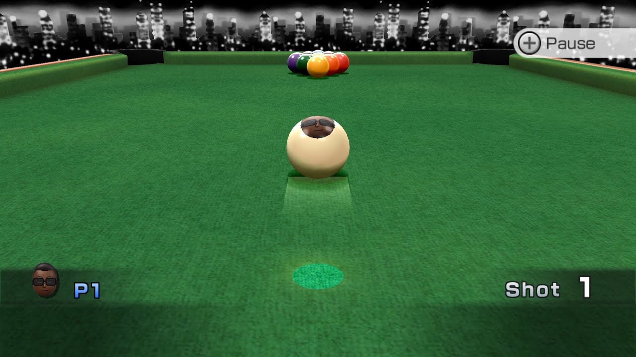 Wii Play - Billiards Gameplay (Dolphin)
