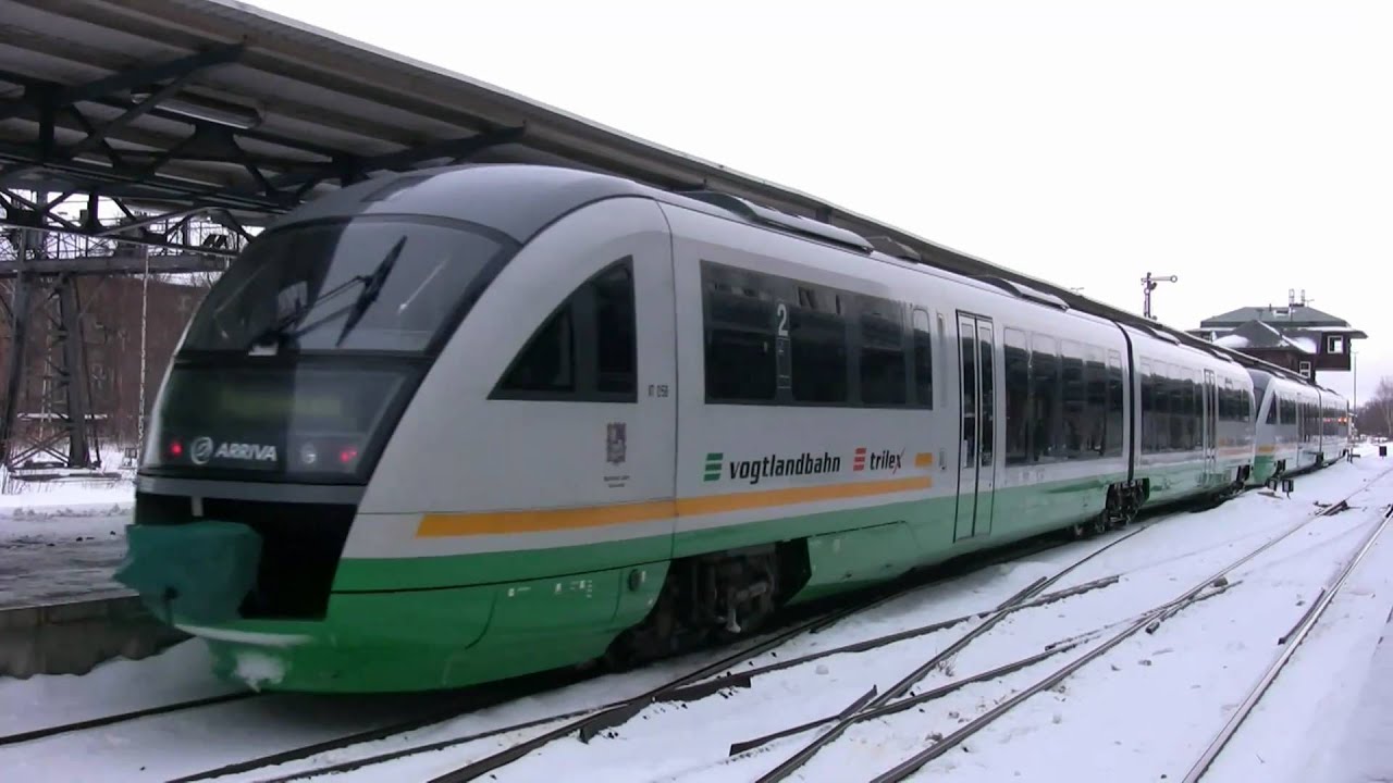 15.12.2010 KOLEJWIZJAnet - VOGTLANDBAHN: TRILEX-START IM DREILÄNDERECK